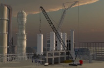 Refinery Lift at Sunset